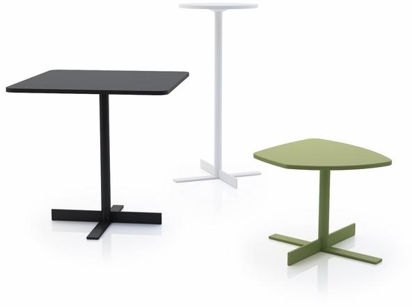 ALMA DESIGN Квадратный стальной стол с основанием 4 звезды People sun-id-1435417 - Вид №2