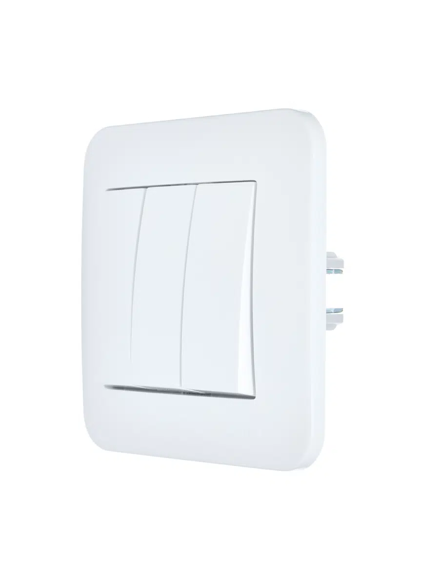 ASTI Выключатель тройной белый LEZARD 7081-0202-109 - Вид №3