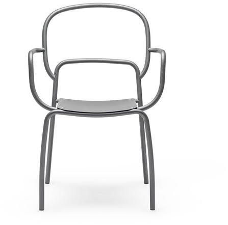 CHAIRS & MORE Стул из лакированного металла с подлокотниками Moyo sun-id-1467028 - Вид №3