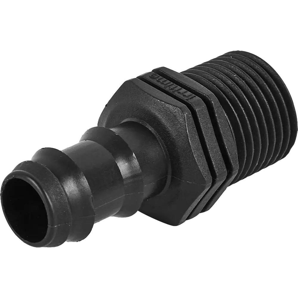 Адаптер для ПНД трубки BOUTTE, внешняя резьба 1/2"x16 мм, 2 шт STLM-2052305 - Вид №1