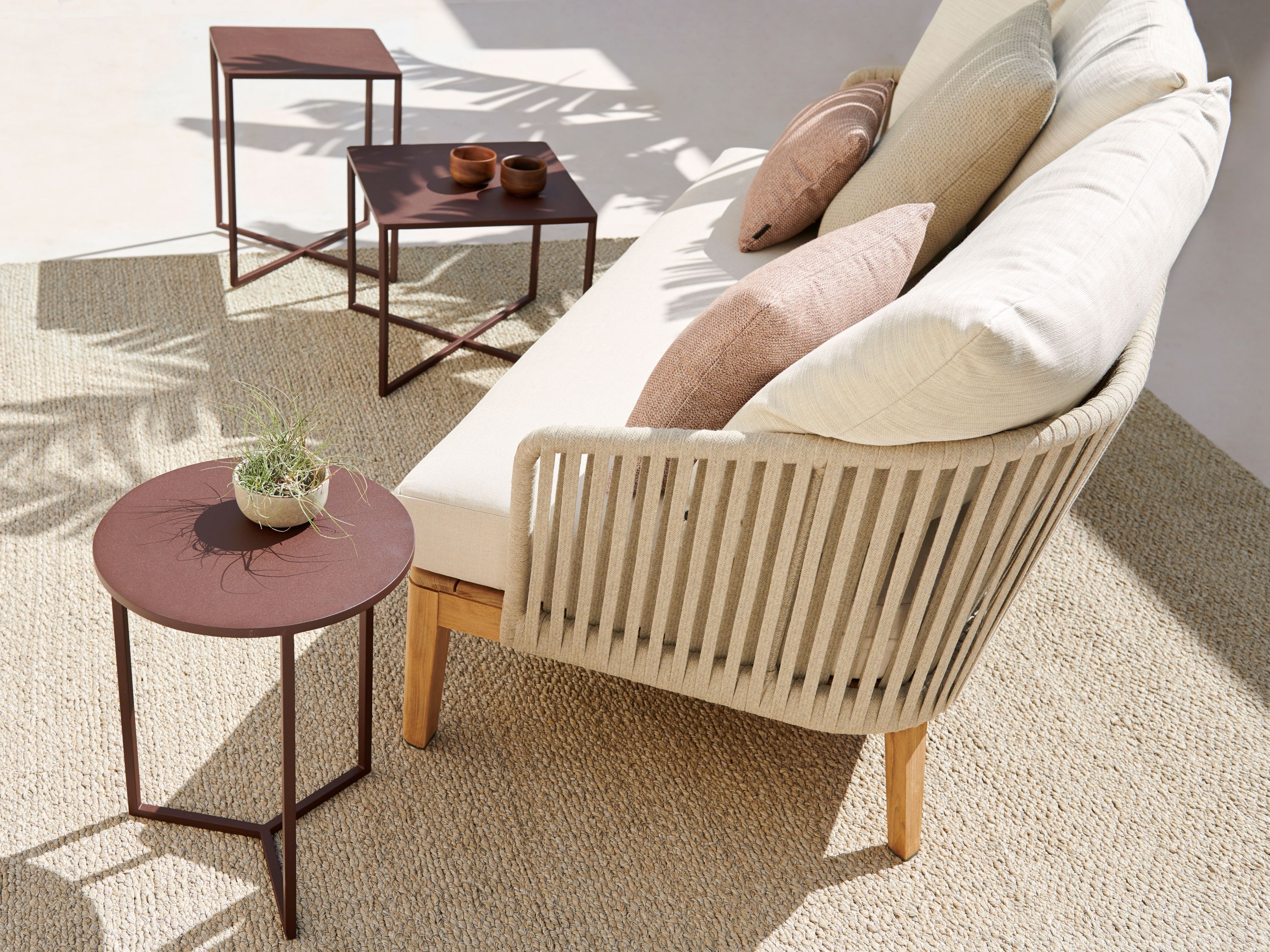 2-местный тканевый мягкий садовый диван TRIBÙ Mood ARCH-00078198 - Вид №2