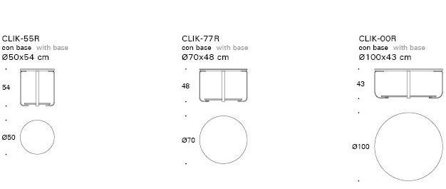 Kendo Mobiliario Низкий круглый журнальный столик с журнальной полкой sun-id-1462667 - Вид №8
