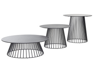 Круглый садовый стол HPL