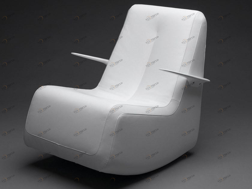 mminterier Кресло-качалка из ткани с подлокотниками Swing sun-id-1476302