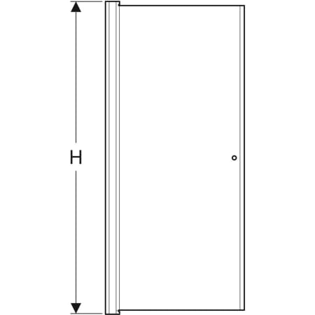 500.958.00.5 Качающаяся дверь IDO Showerama 10-01, прямая Geberit  - Вид №3
