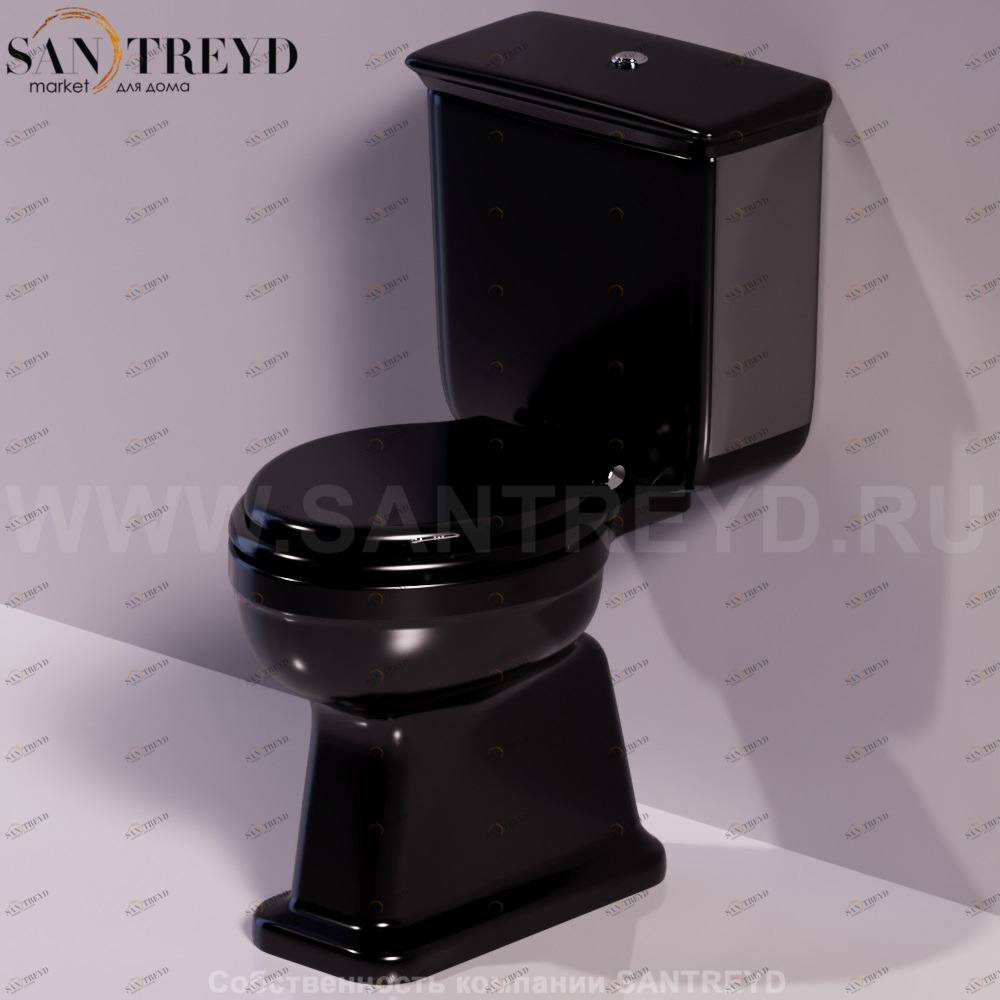 LA09NERO Бачок для унитаза Черный Simas Lante Италия