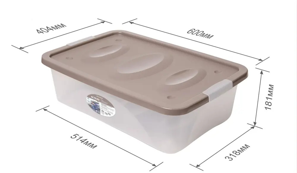 Универсальный контейнер MARTIKA Астело с крышкой и колесами 18540312