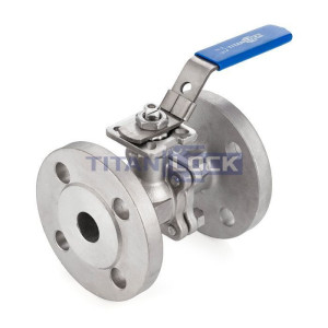 Кран шаровый фланцевый двухсоставной, нерж. 304, DN40 TL150TPFBVS TITAN LOCK