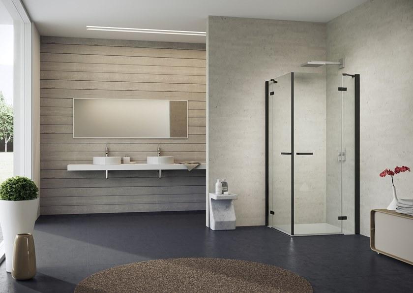 Duka Хрустальная душевая кабина Vertica - con soli profili verticali Gt2 e - Вид №1