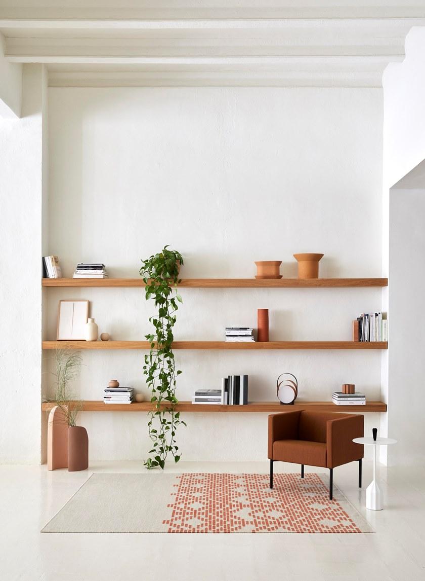 GAN Прямоугольный шерстяной коврик ручной работы с геометрическими мотивами Kilim sun-id-1390298 - Вид №2