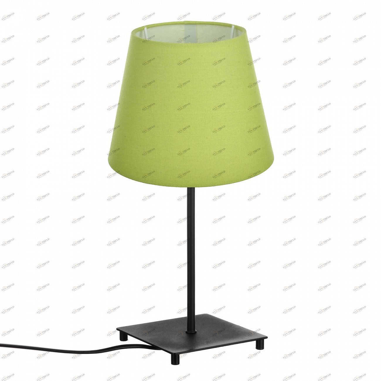 Настольная лампа с зеленым абажуром черная TLL.201.01.01.BL+CL1.T003 33 ИДЕИ ИНТЕРЬЕРНЫЕ, КЛАССИЧЕСКИЕ 00-3973753 Зеленый;черный Santreyd 
