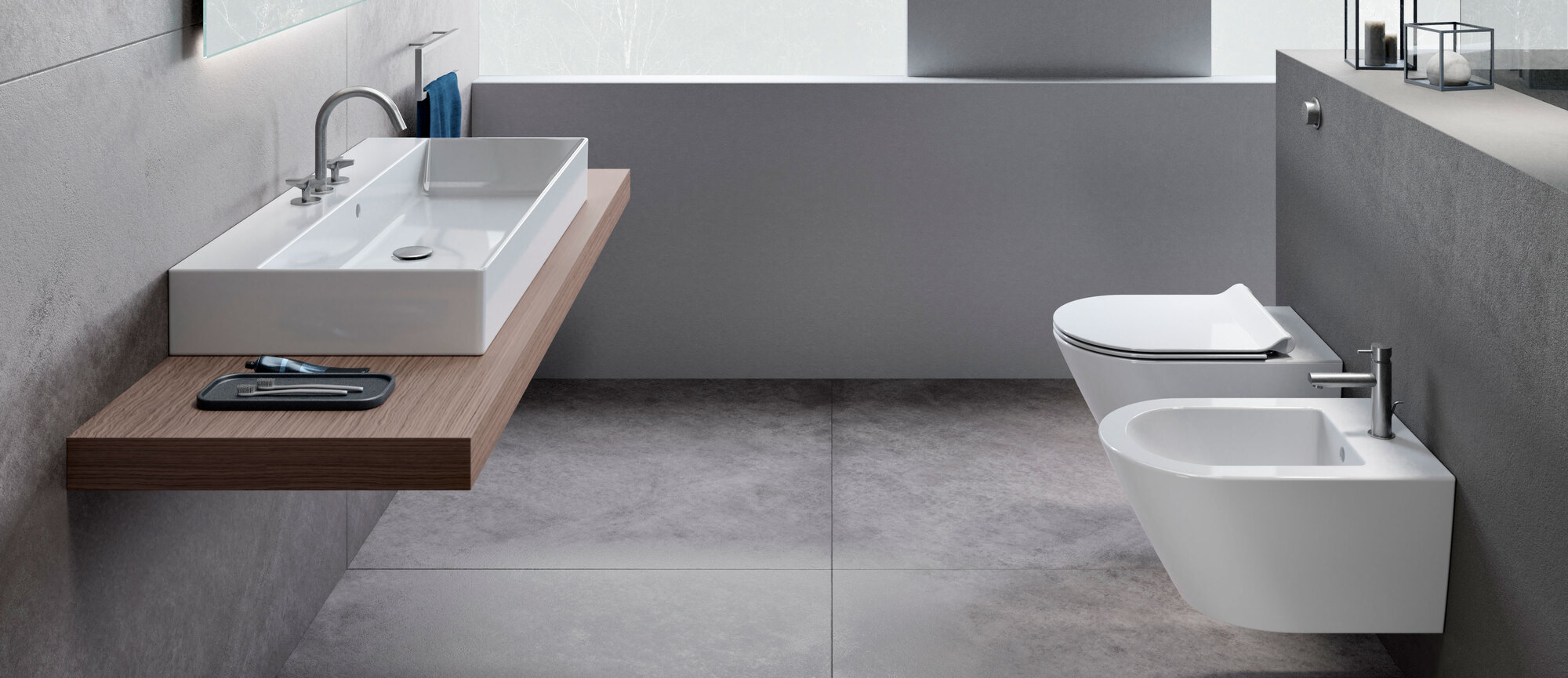 9423109 Подвесная раковина настенная овальная GSI ceramica  белая  - Вид №2