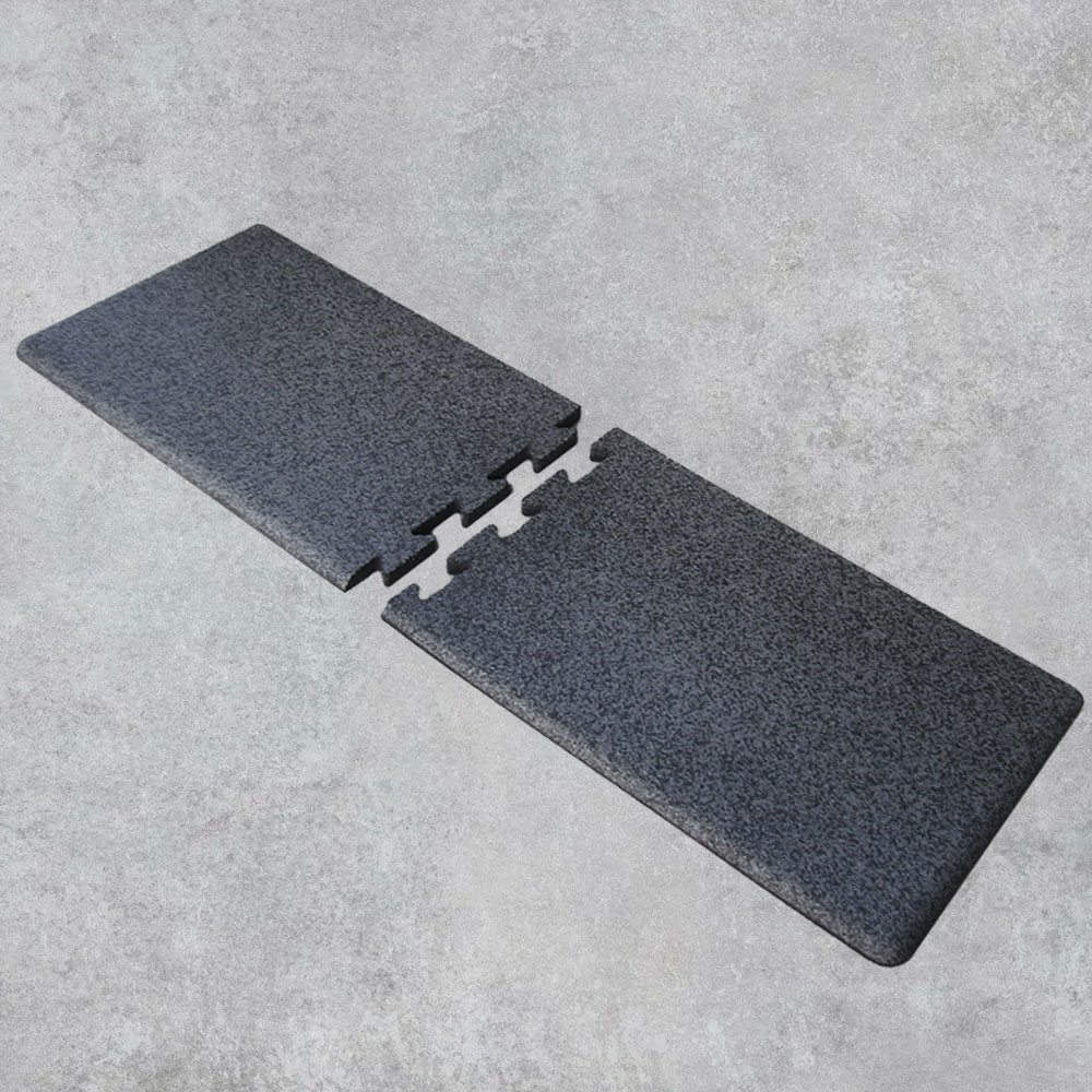 Накладки на ступеньки серые . Резиновое покрытие ЭКОПРОФИТ НССер003