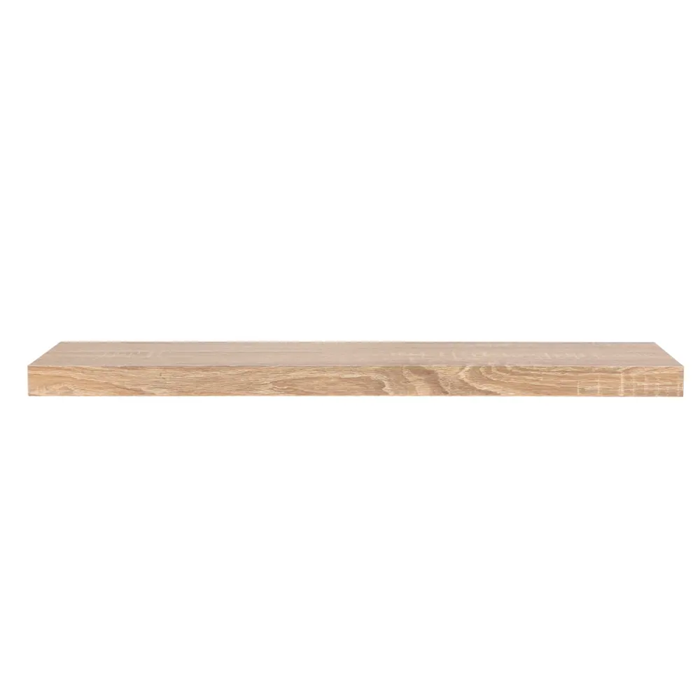 Настенная полка KONSENSA 80x23.5 см со скрытым креплением МДФ цвет дуб 89425871 STLM-2147198  - Вид №2