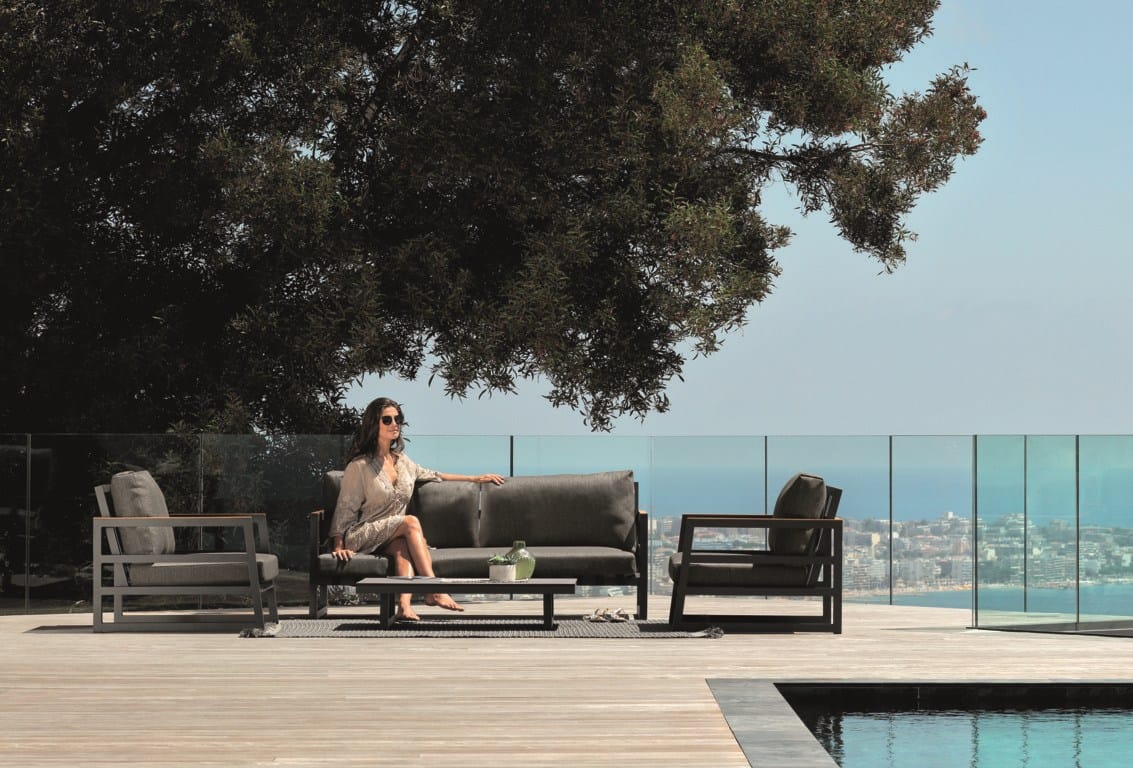 Ткань сани сад стул Talenti Alabama Alu ARCH-00125327 - Вид №2