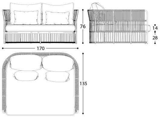 Varaschin Алюминиевая грядка с порошковым покрытием Tibidabo sun-id-1448301 - Вид №8