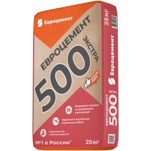 Цемент Евроцемент M500 ЦЕМ II А-Ш 42.5 Н 25 кг 82309049 STLM-2061698