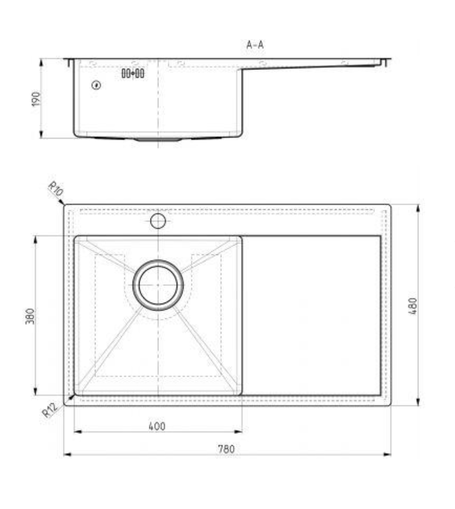 Мойка Alveus Quarto 30 1124384 - Вид №1