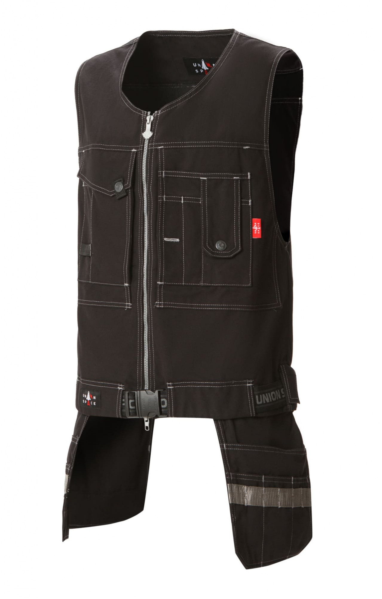 62598 Жилет  черный Union Space  Летняя спецодежда  размер 48-50 