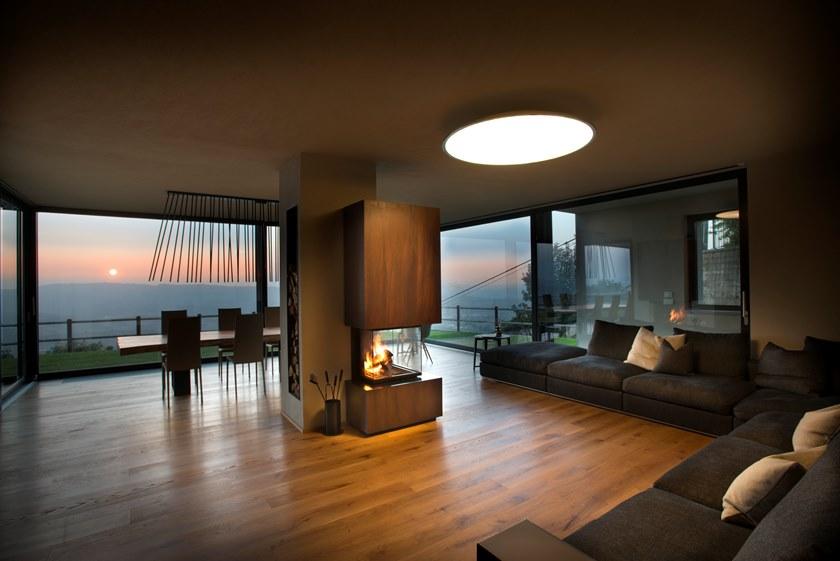 RÜEGG Дровяной стальной камин с панорамным остеклением Premium line sun-id-1497170 - Вид №17