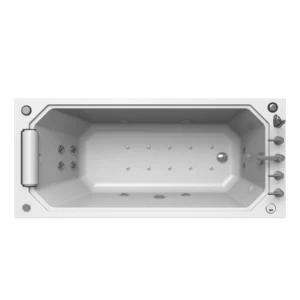 Гидромассаж "Лечебный Chrome" на ванну Уэльс (двигатель 900 Вт, джет Глори - 2 шт., джет Джереми - 8 шт.)