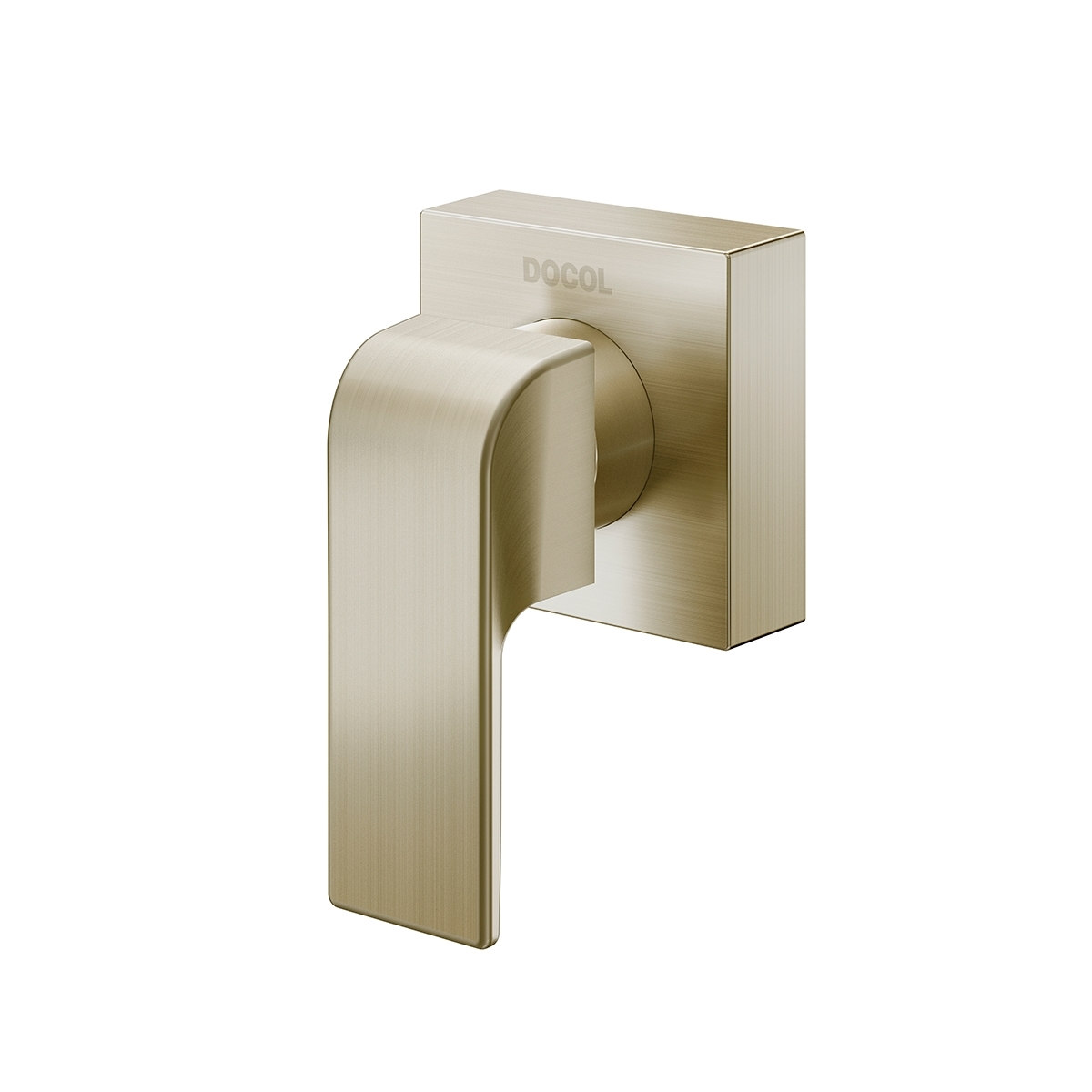 00885444 Отделка для 1/2", 3/4" и 1" Deca с базовым регистром матовый никель Docol VOUGAN 