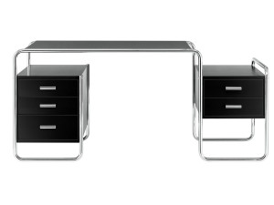 Прямоугольный стол с ящиками