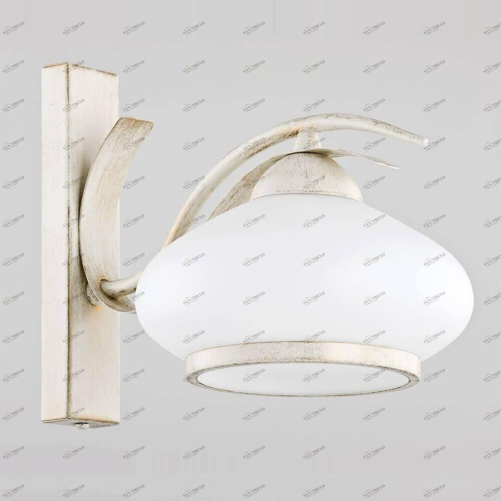 Бра настенное белое Alfa Odetta Bez 24150 ALFA ODETTA 00-3928594 Белый 