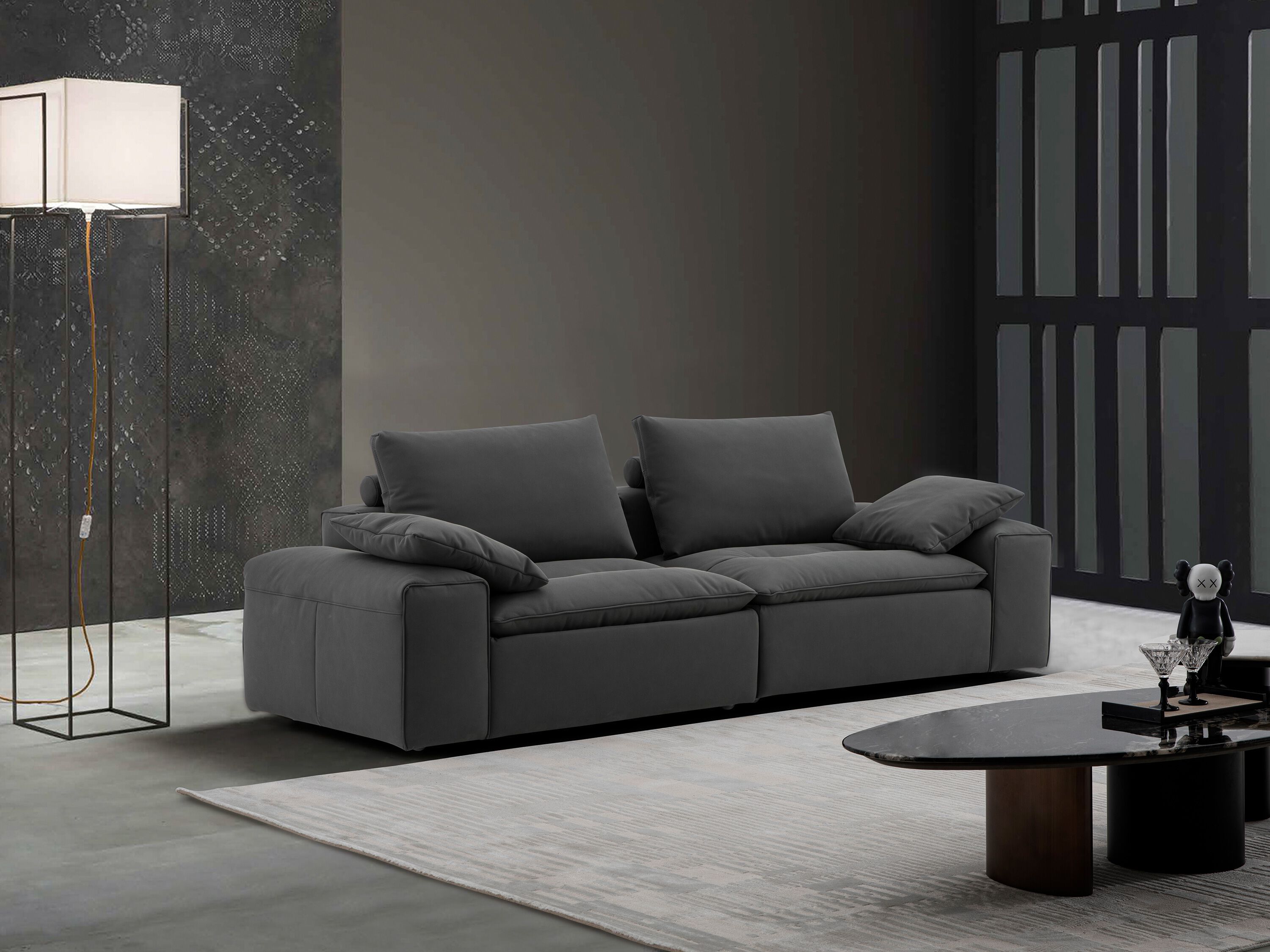 Кожаный линейный диван CAMPO DE' FIORI MIST ARCH-00099672 - Вид №13