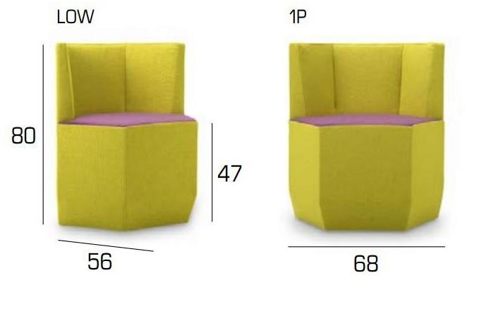 Adrenalina Мягкое кресло по контракту Tigram sun-id-1371278 - Вид №4