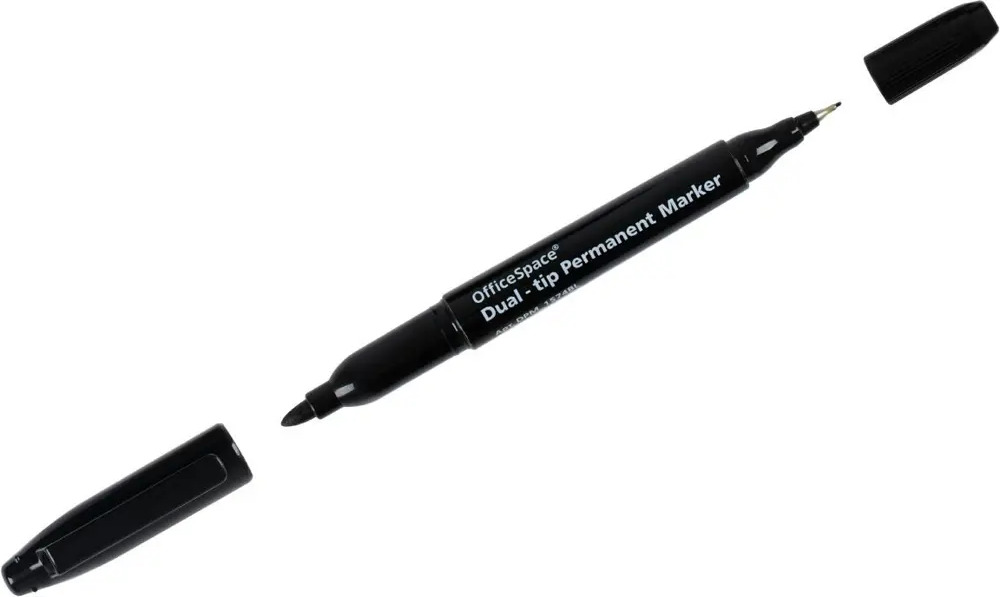 Перманентный маркер OFFICE SPACE с двойным наконечником 0.5/2.2 мм 87420116