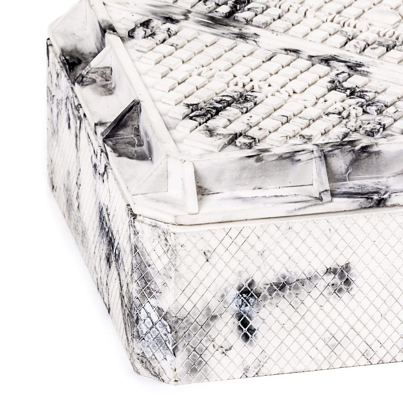 Шкатулка из бетона 28,3х28,3 см серая Cover SELETTI  00-3882483 Серый  - Вид №6