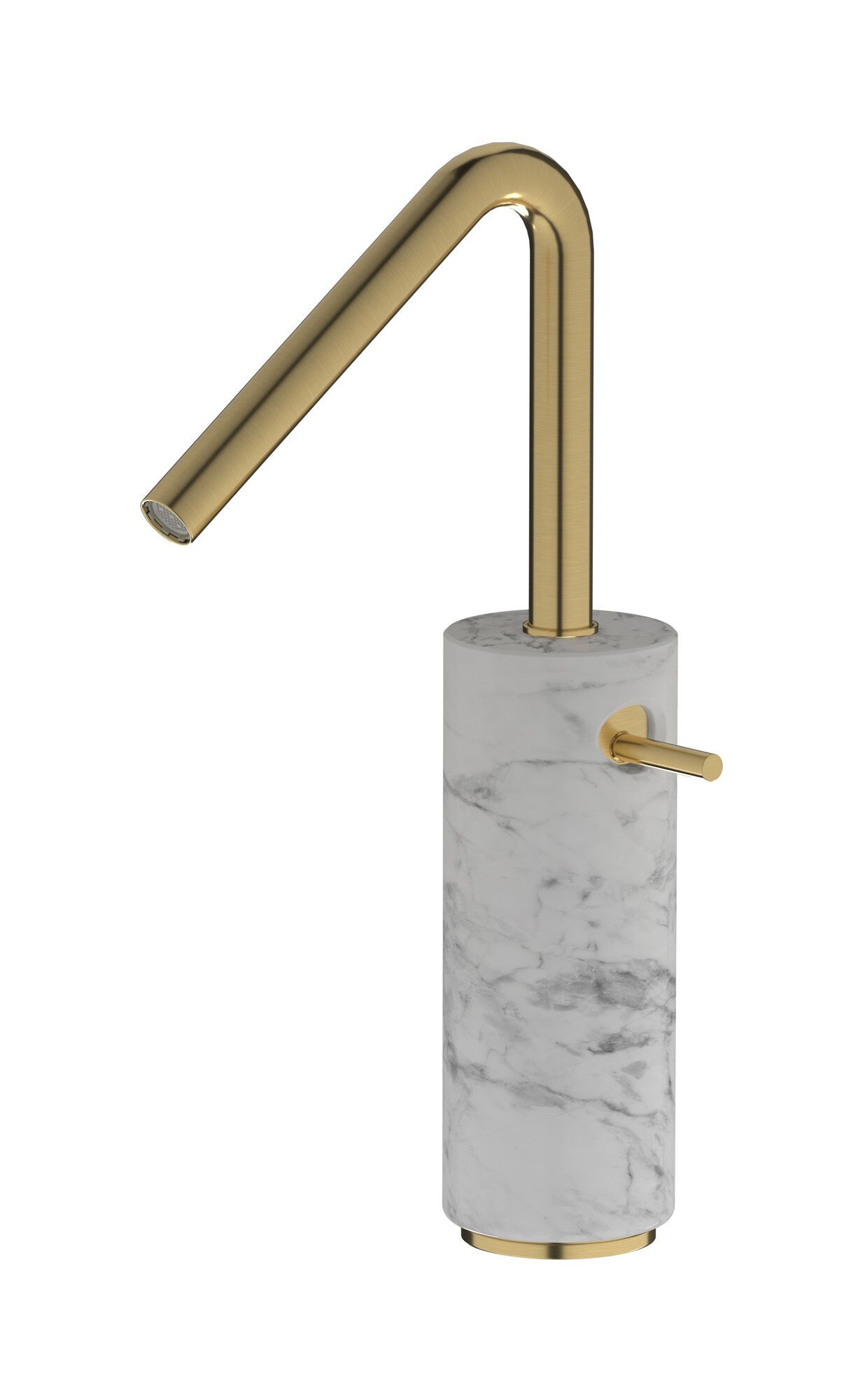 Смеситель для раковины с одной ручкой из мрамора IB мрамор + мрамор Elle ARCH-00083599 - Вид №16