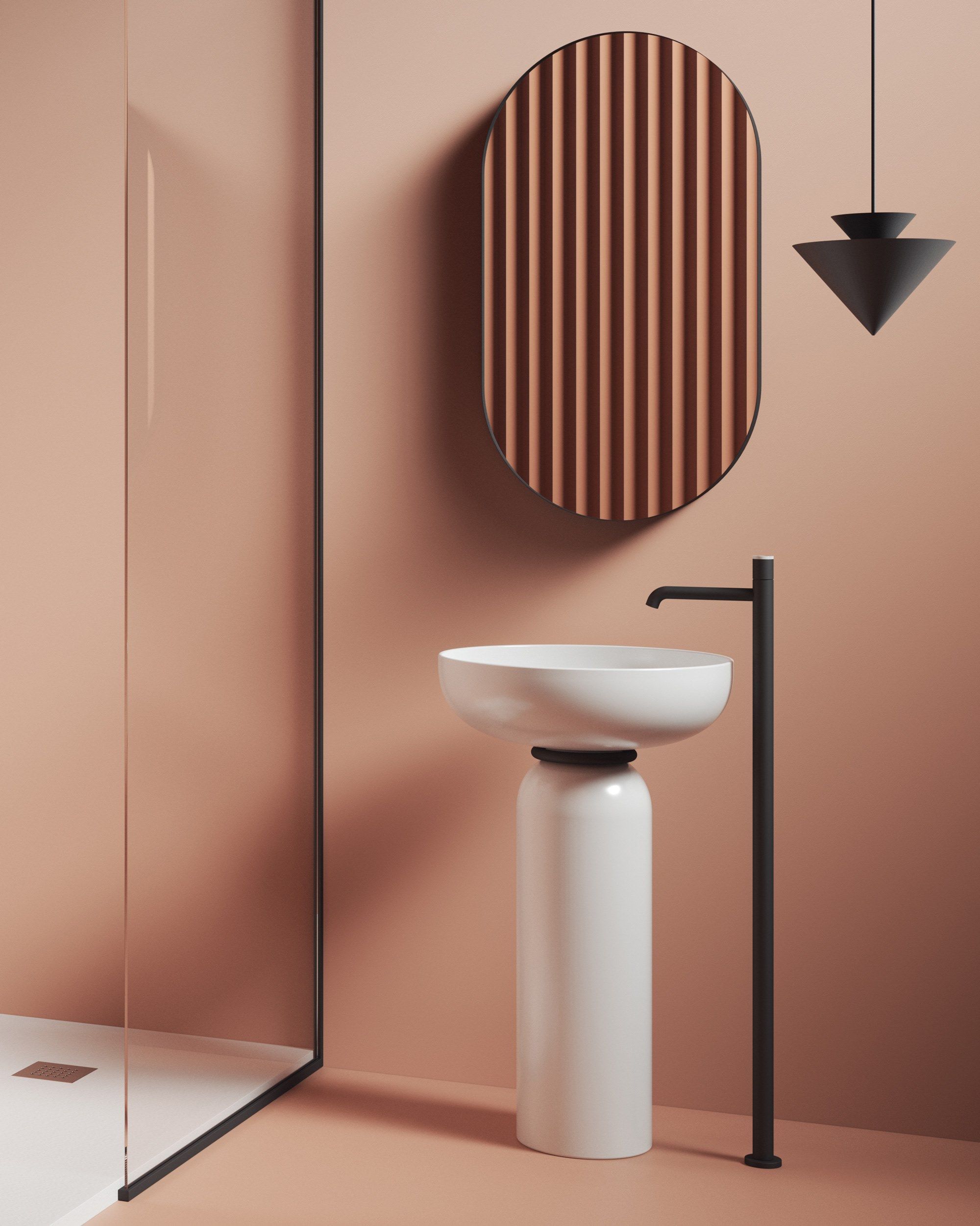 Керамическая круглая отдельно стоящая раковина ArtCeram Jolie ARCH-00022398 - Вид №7