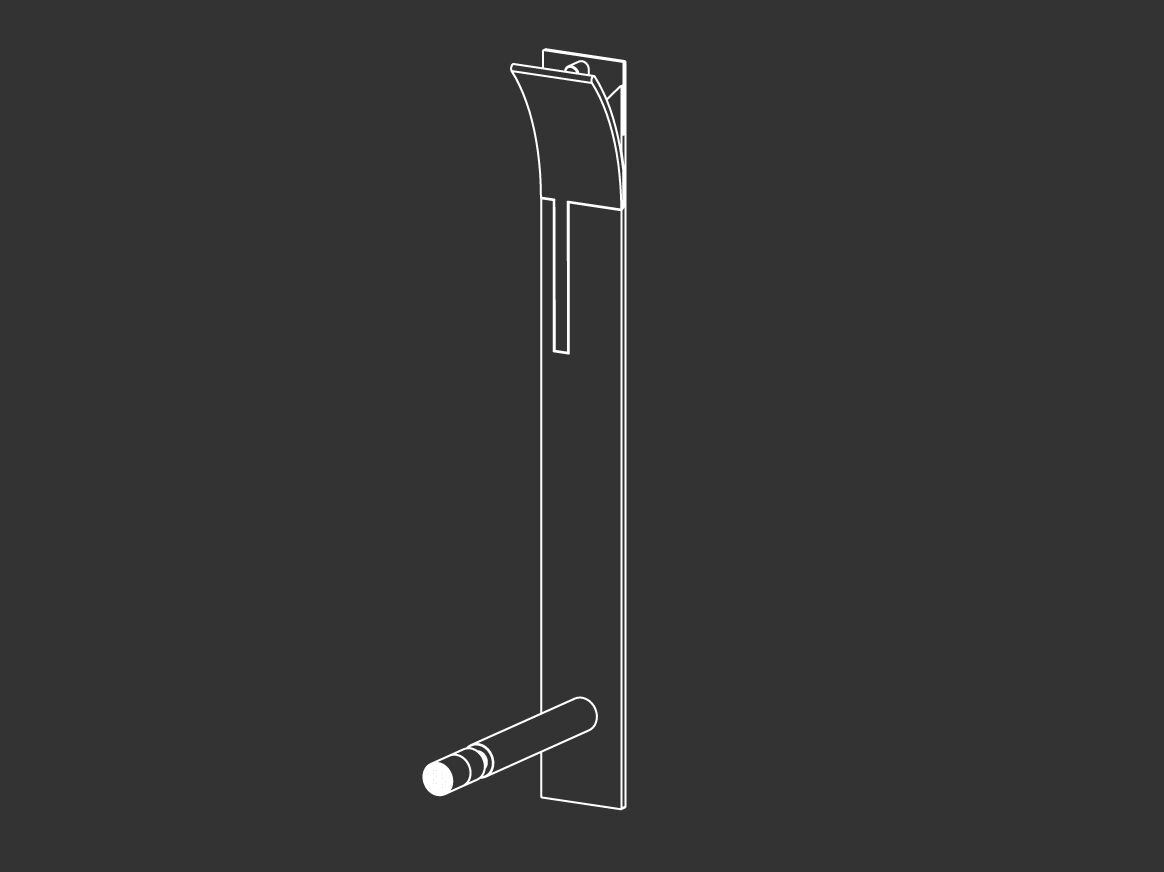 Настенный смеситель для раковины из нержавеющей стали с 2 отверстиями CEADESIGN CUT PLUS ARCH-00072325 - Вид №1