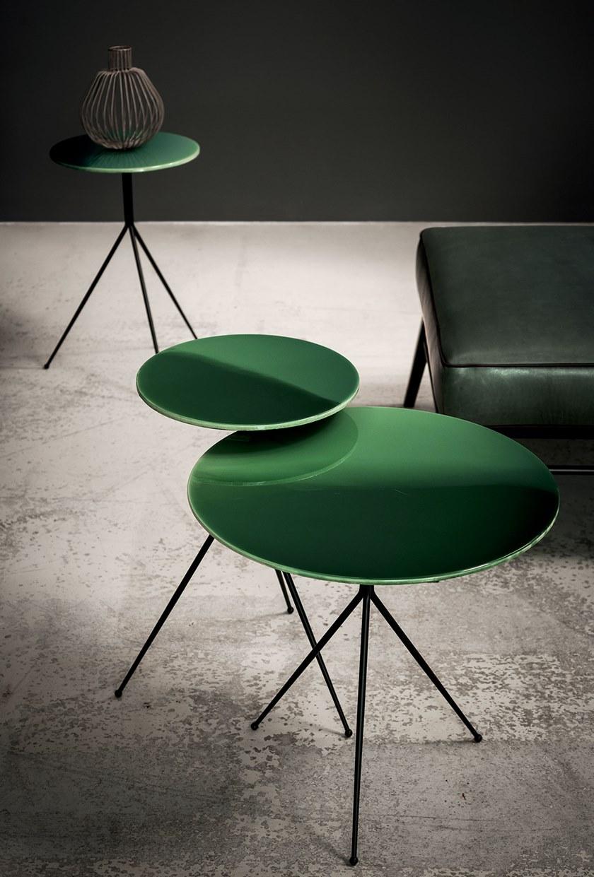 BAXTER Круглый лакированный журнальный столик Liquid sun-id-1510326 - Вид №16