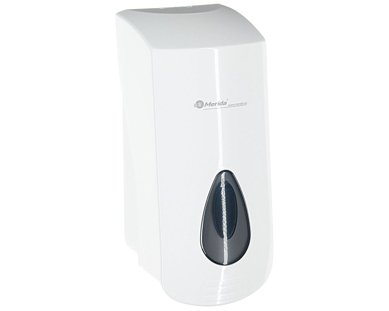 DTB601 Дозатор пасты для мытья рук TOP MEGA, емкость бака 2000 мл, АБС-пластик, белый, серое окошко Merida 