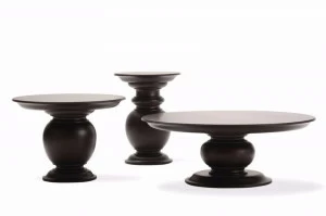 OPERA CONTEMPORARY Круглый деревянный журнальный столик