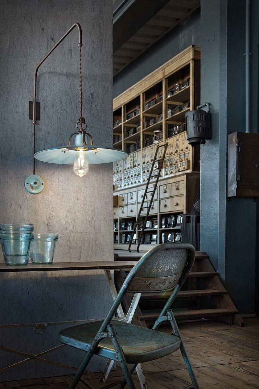 FERROLUCE Регулируемый керамический настенный светильник Country C1447 - Вид №1