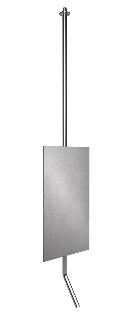 877 + 38030 / Q Излив + зеркало прямоугольное Ø 600x350 мм. Bongio Bowling 877+38030/Q