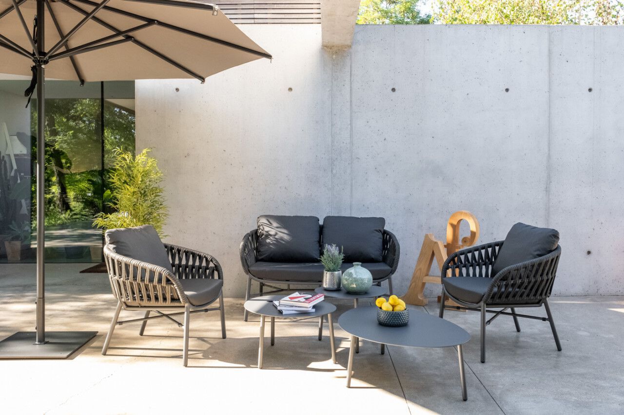 Алюминиевый низкий садовый столик DRIGANI Drop ARCH-00131962 - Вид №1