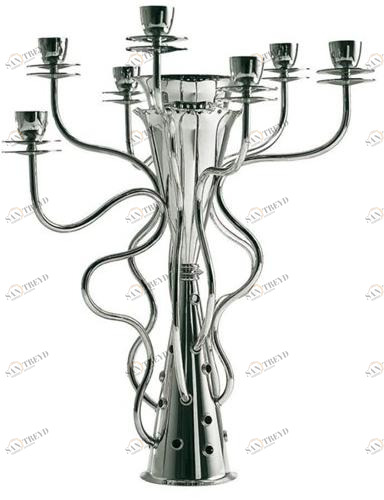 Driade Канделябр с семью ветвями из посеребренного металла  Ds285b7010105 