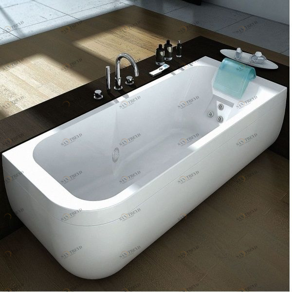 Ванна с гидромассажем "HYDRO FRIENDLY" Aquasoul угловая 9443-601A Dx Jacuzzi 9443601ADX