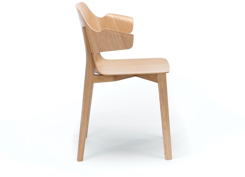 TON Деревянный стул с подлокотниками Leaf 321 437 - Вид №3