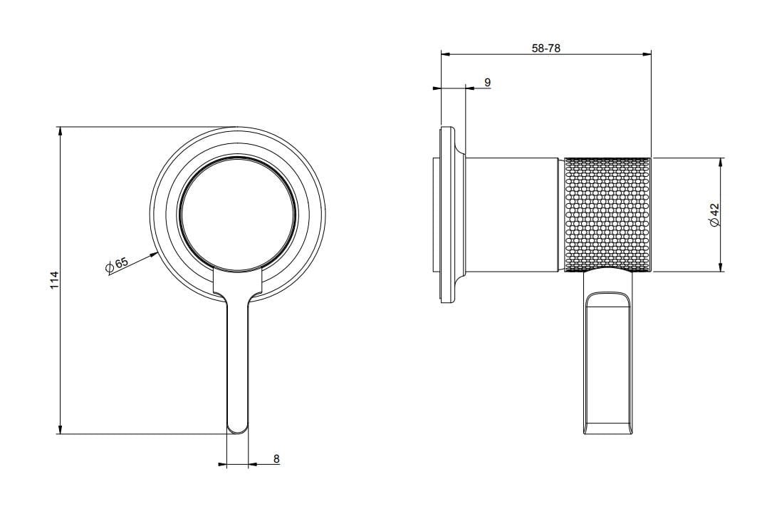 Смеситель для раковины из хромированной латуни с одним отверстием Gessi гравированный ARCH-00087978 - Вид №2