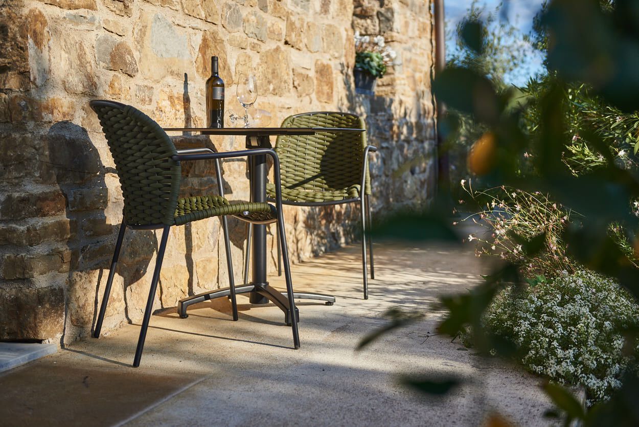 Складной квадратный садовый стол DRIGANI плоская поверхность ARCH-00077764 - Вид №1