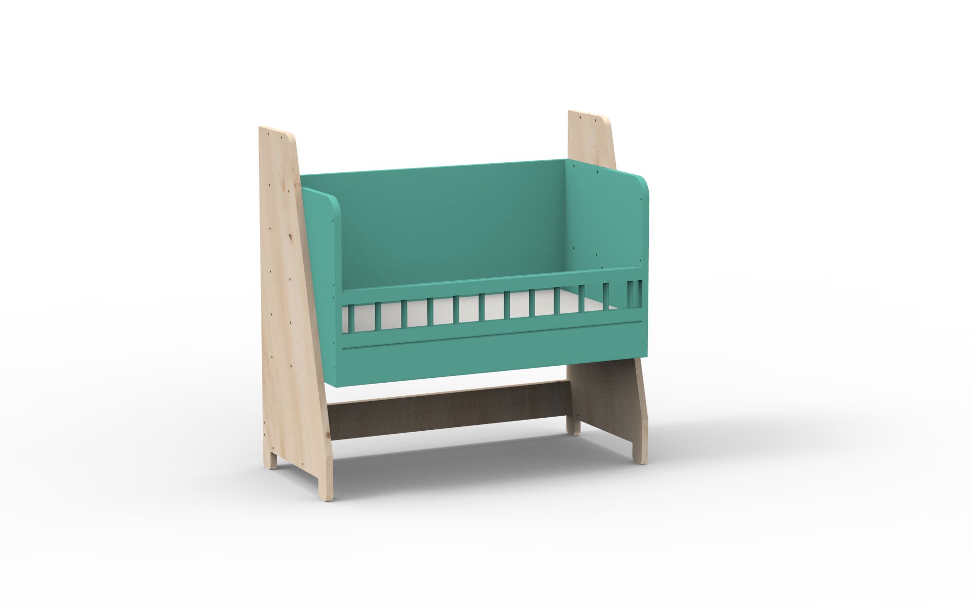 Лакированная деревянная кровать для сна Mathy by Bols ASYMETRY ARCH-00052185 - Вид №64