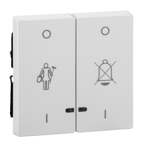MTN3429-0325 Клавиша двойная , активно-белый Schneider Electric Merten System M