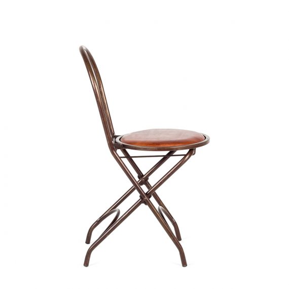 080221 Раскладной кожаный стул Francisco Segarra Tesh Santreyd  - Вид №2