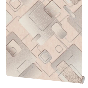 Обои бумажные Московская обойная фабрика Мемфис в бежево-коричневых тонах 89335973